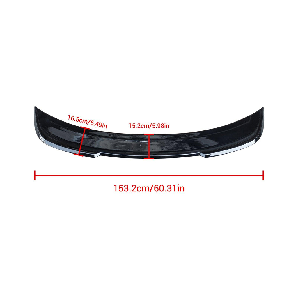 NINTE For 2024 - 2025 Ford Mustang Coupe Duckbill Wicker Bill Rear Spoiler ABS - NINTE