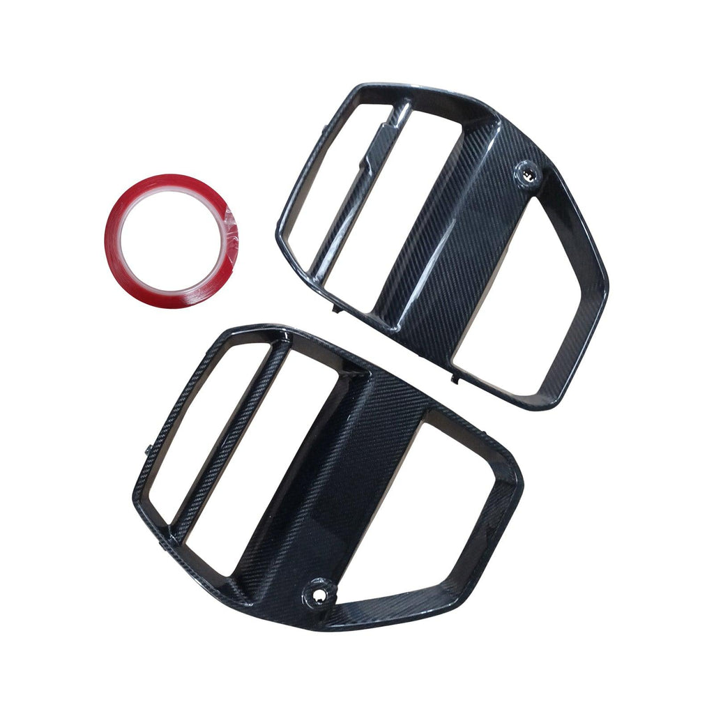 NINTE V Style Nose Grill For 2021 - 2025 BMW G80 G82 G83 Grille Real Dry Carbon Fiber - NINTE