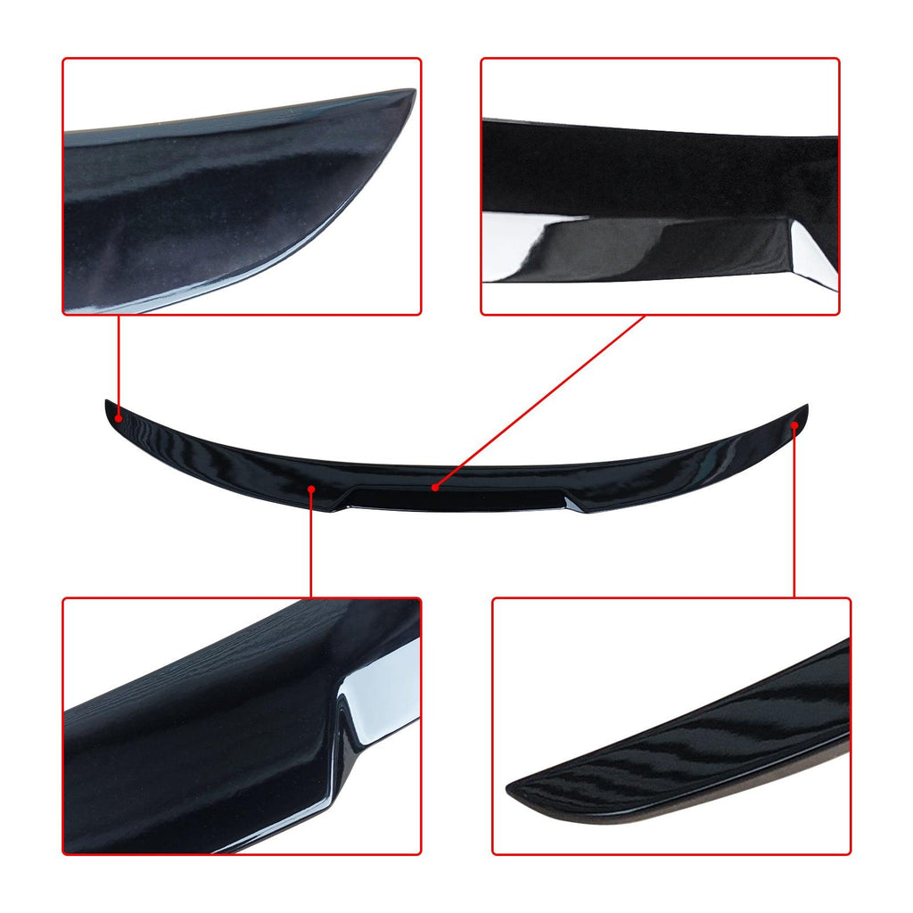 NINTE for 2019 - 2023 BMW 8 Series G14 840i M850i Rear Spoiler Rear Truck Spoiler Diffuser Bodykit M850i Style Rear Trunk Spoiler Lid Wing Gloss Black - NINTE