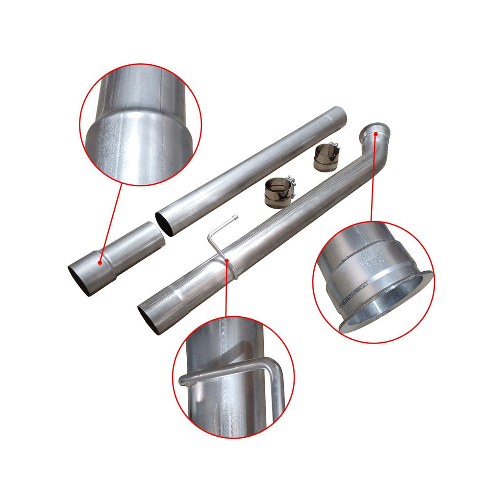 NINTE For 4" 2019 - 2021 6.7 Cummins DPF Delete Race Pipe Dodge Ram 2500/3500 - NINTE