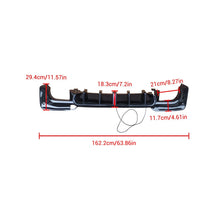 Cargar imagen en el visor de la galería, NINTE For 2018 - 2021 BMW X3 G01 M40i Rear Bumper Diffuser Lip Spoiler Gloss Black - NINTE