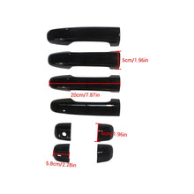 Cargar imagen en el visor de la galería, NINTE For 2010 - 2024 Toyota 4 Runner Door Handle Cover Gloss Black without Passenger Key Hole - NINTE
