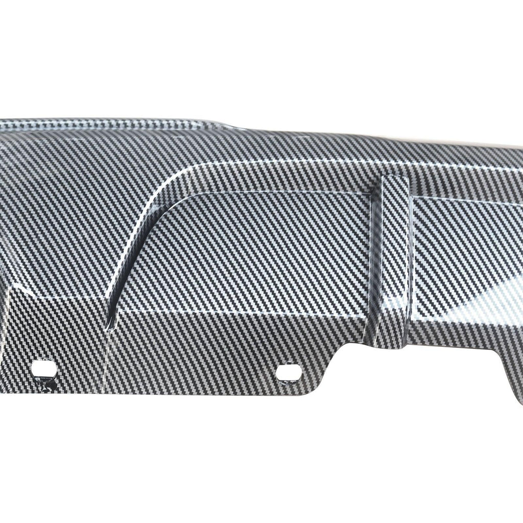 NINTE For 2011 - 2016 BMW 5 Series F10 M Performance 520i 528i Single Outlet Exhaust Rear Diffuser Rear Lip MP Style ABS Painted - NINTE