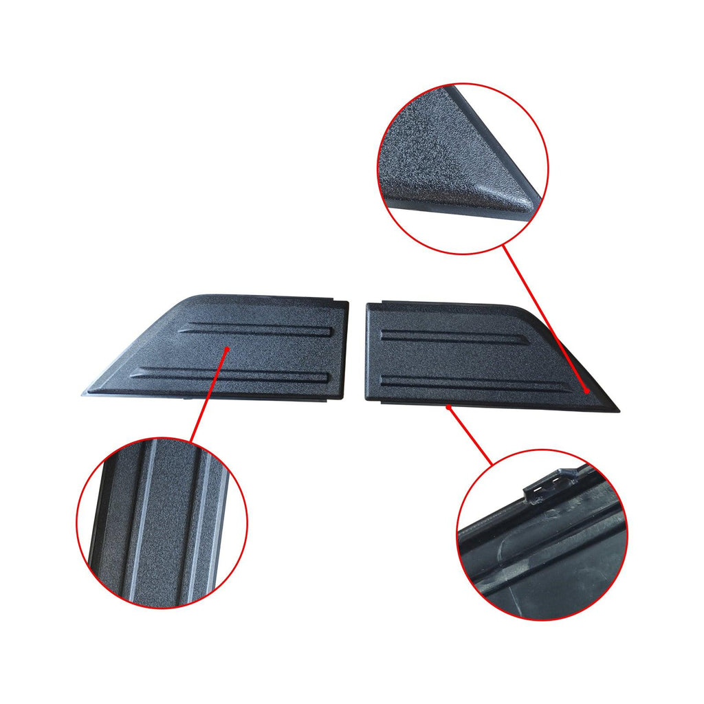 NINTE For Ford F150 2021 - 2023 1 Set Front Bumper Guards Inserts Pads End Caps Cover Trim - NINTE