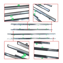 Laden Sie das Bild in den Galerie-Viewer, NINTE For 2012 - 2016 Honda CR - V Car Window Moulding Trim Weatherstrips Seal Fit 4PC (72450 - T0G - A01 72410 - T0G - A01 72950 - T0G - A01 72910 - T0G - A01) - NINTE