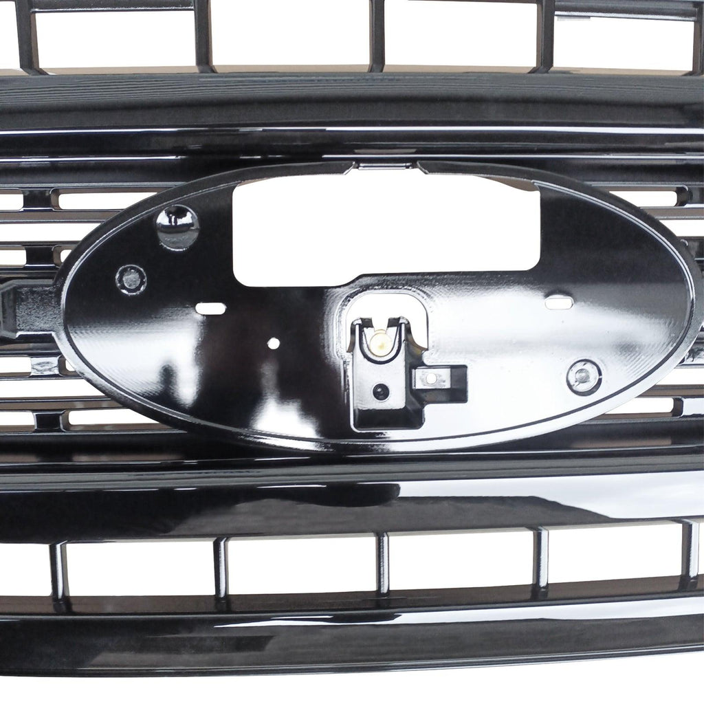 NINTE Front Bumper Grille Grill for 2020 - 2023 Ford F250 F350 Super Duty ABS Gloss Black - NINTE
