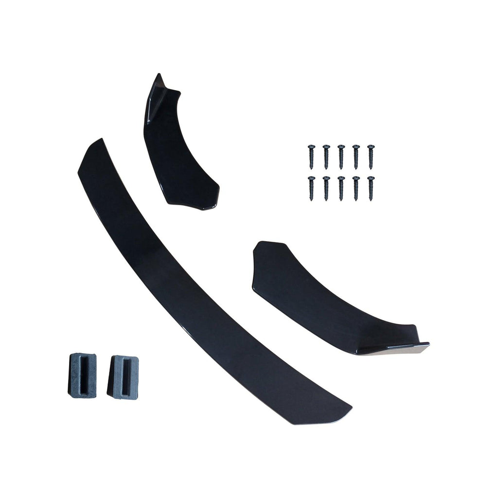 NINTE BMW Audi Benz Mazda Honda Civic Audi Q5 Universal Front Bumper Lip Body Kit Spoiler ABS - NINTE