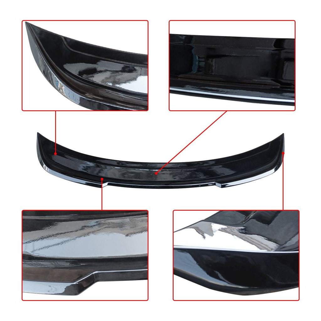 NINTE For 2024 - 2025 Ford Mustang Coupe Duckbill Wicker Bill Rear Spoiler ABS - NINTE