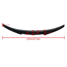 Load image into Gallery viewer, NINTE For 2017 - 2024 Audi A4 S4 B9 ABS Highkick M4 Style Rear Spoiler Trunk Spoiler Wing - NINTE
