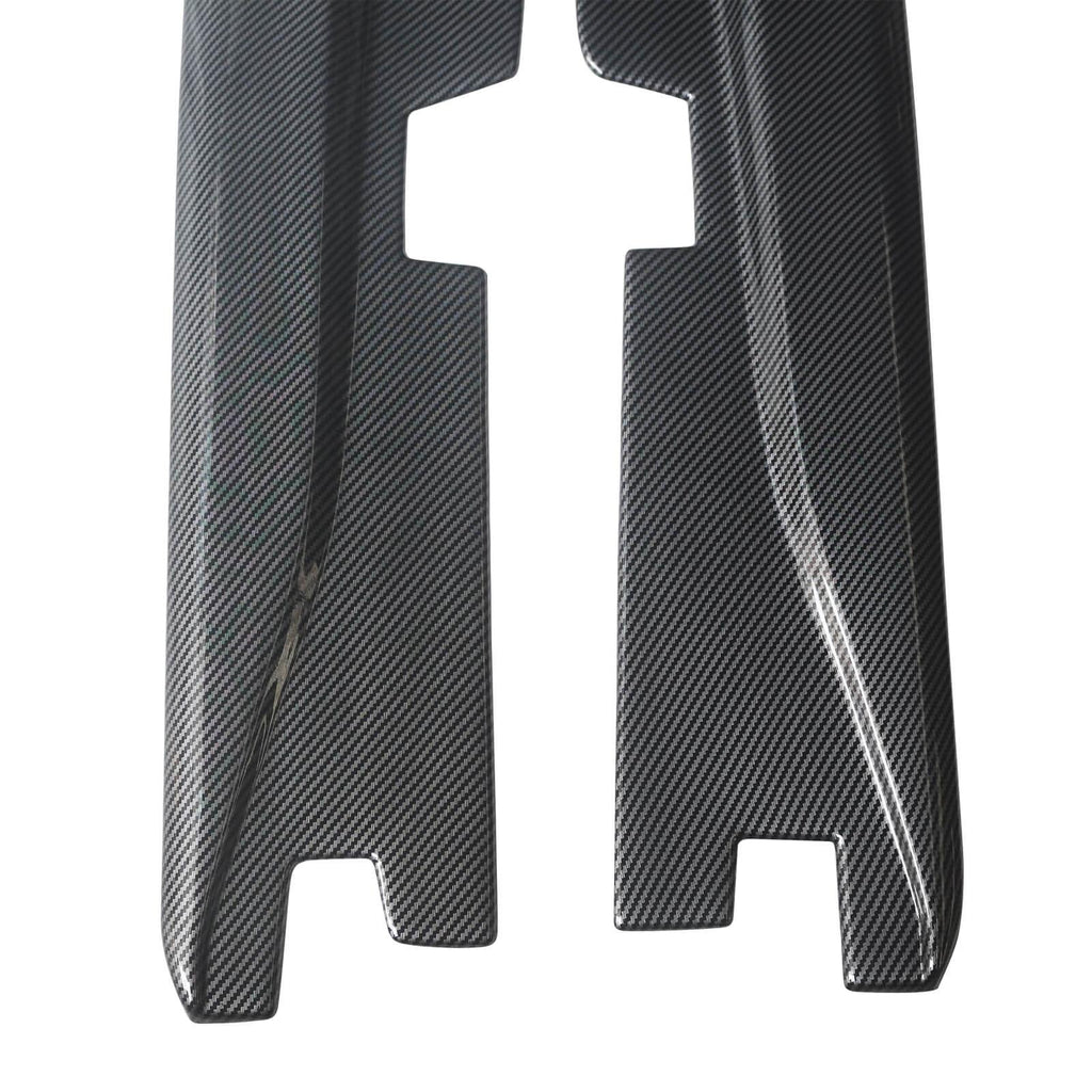 NINTE For 2014 - 2019 Chevy Corvette C7 Side Skirts Base Rocker Panel - NINTE