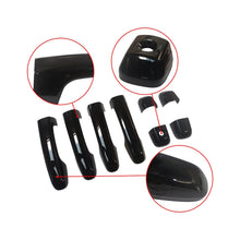 Cargar imagen en el visor de la galería, NINTE For 2010 - 2024 Toyota 4 Runner Door Handle Cover Gloss Black without Passenger Key Hole - NINTE
