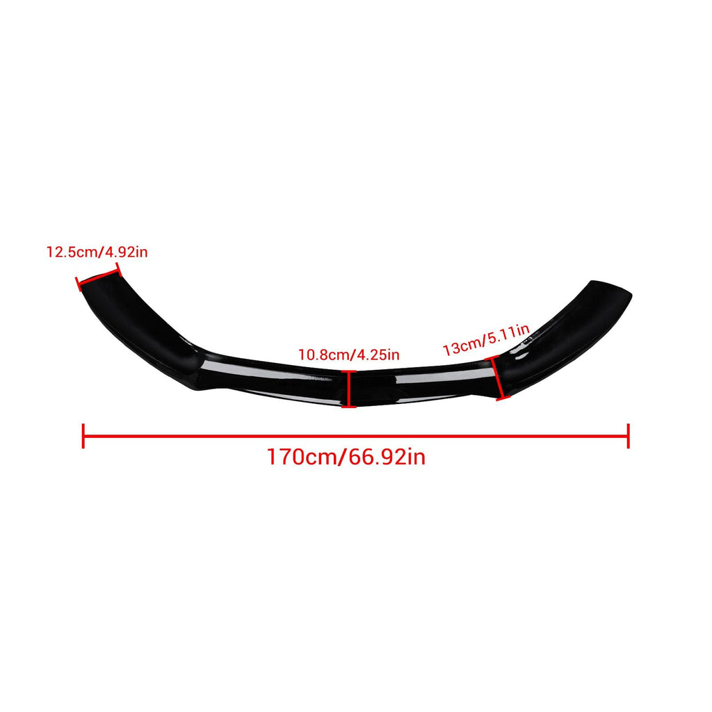 NINTE Front Bumper For 2015 - 2018 Mercedes - Benz C43 C - Class W205/C205 Sport AMG - Line Front Lip Splitter - NINTE
