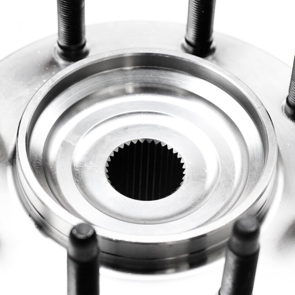 NINTE For Chevrolet & GMC Silverado 2500HD/3500HD 4WD SRW 2 x Front Wheel Bearing and Hub Assembly with ABS & 8 - Lug - NINTE