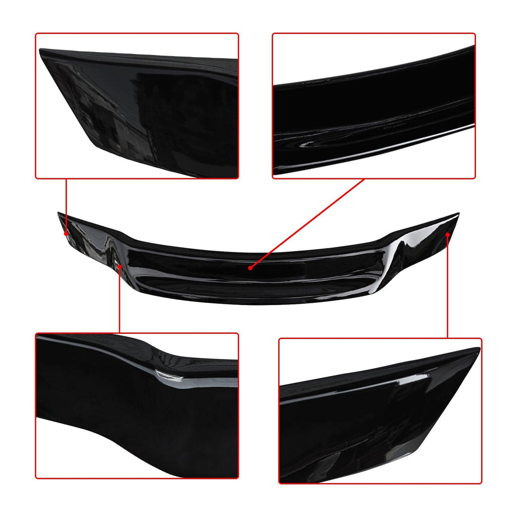 NINTE for 8th Civic Rear Spoiler Fit for 2006 - 2011 Honda Civic 8th Gen Sedan Models 2006 Civic Rear Wing Rear Trunk Spoiler Splitter - NINTE