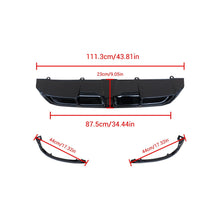 Laden Sie das Bild in den Galerie-Viewer, NINTE For 2022 - 2024 11th Honda Civic Hatchback Gloss Black Rear Diffuser with LED Brake Light - NINTE