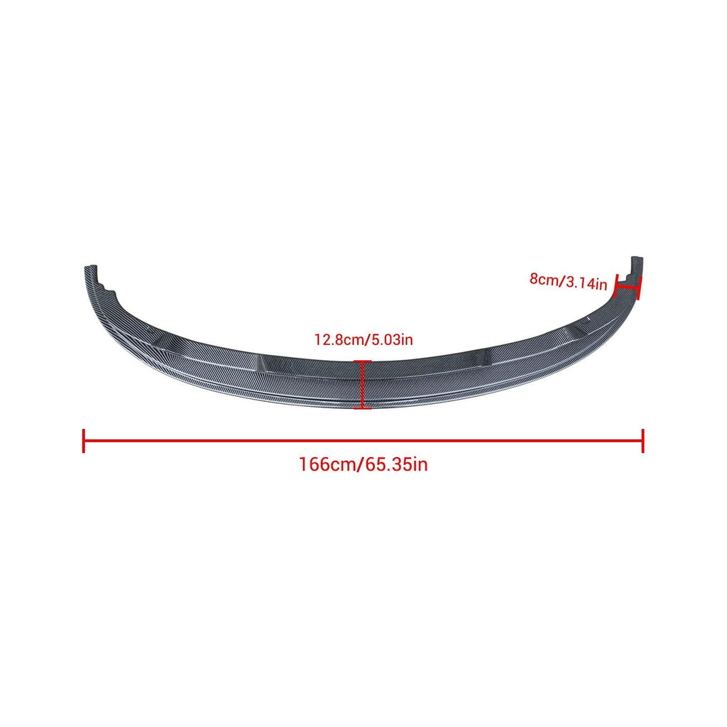 NINTE For 2009 - 2012 BMW 3 Series E90 E91 328i 335i Facelift Front Lip ABS Painted - NINTE