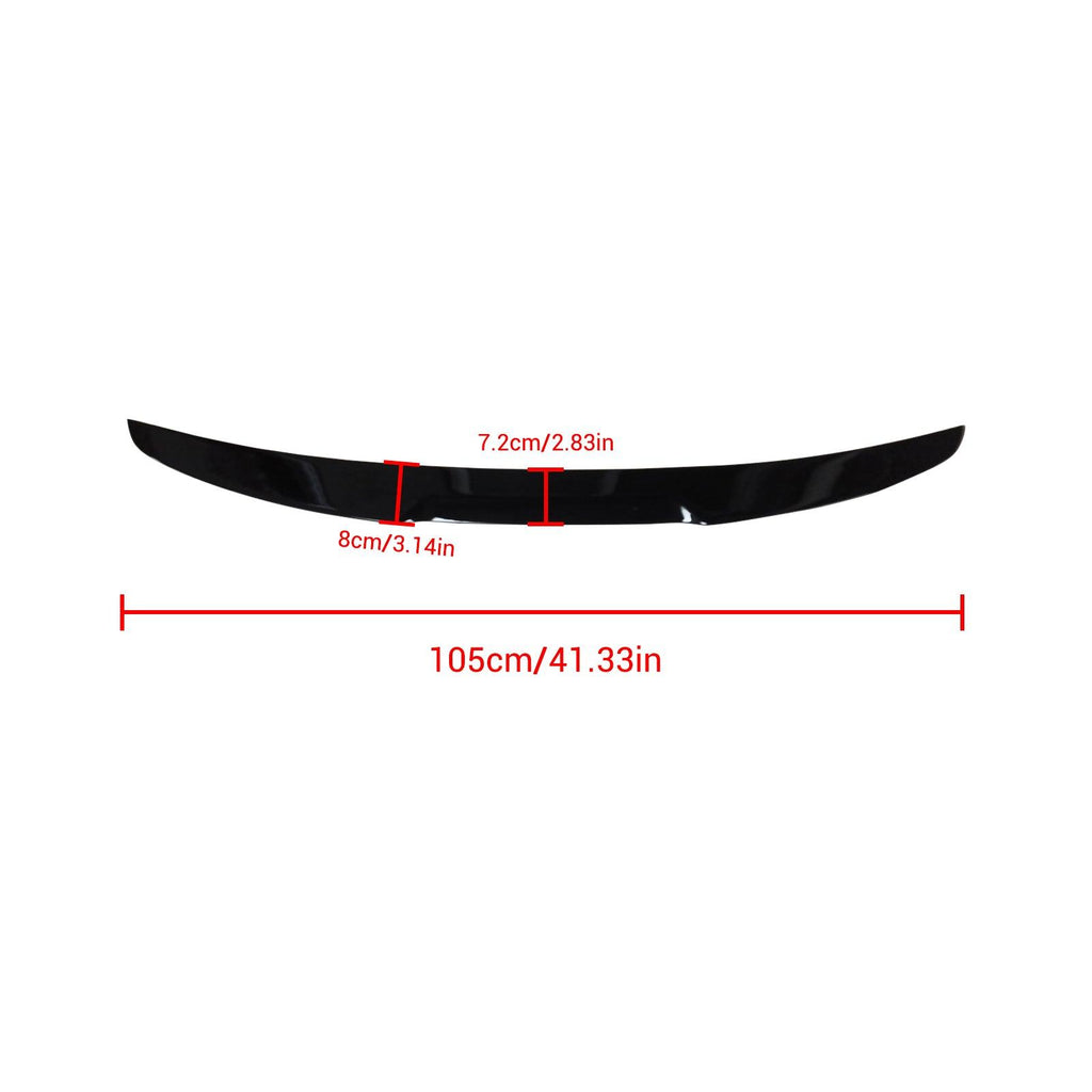 NINTE for 2018 - 2024 BMW 8 - Series G16 Gran Coupe Rear Spoiler F93 M8 Wickbill Gloss Black - NINTE