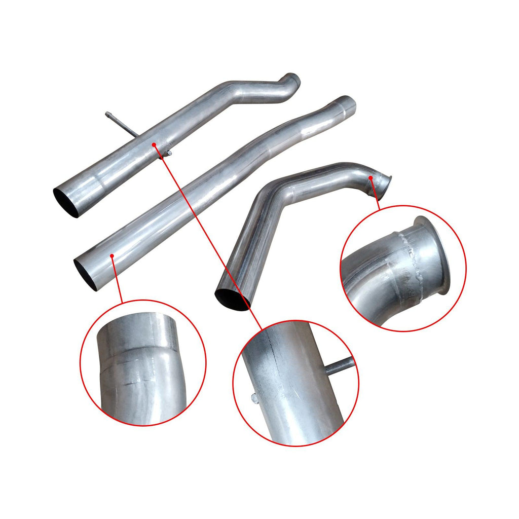 NINTE For 2014 - 2018 Jeep Grand Cherokee 3.0L Ecodiesel DPF Delete Race 3'' Pipe Exhaust - NINTE