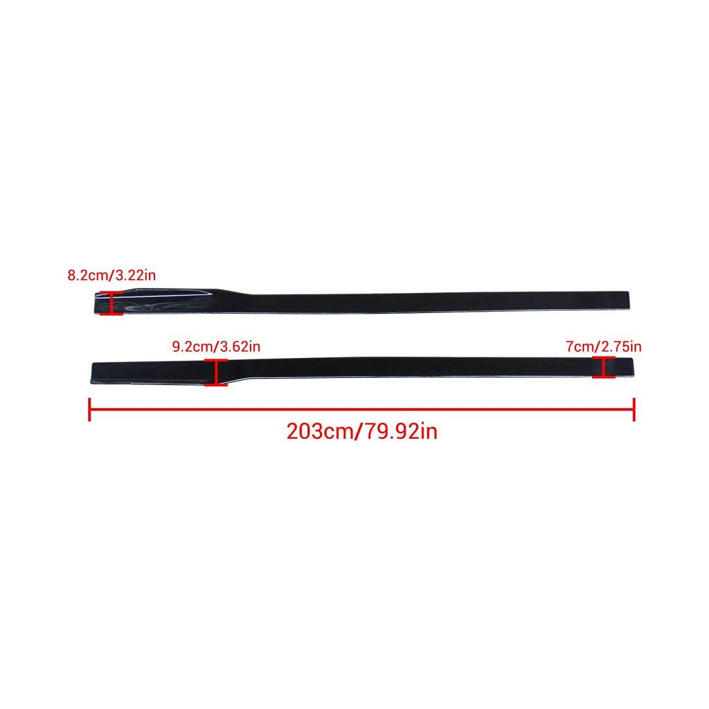 NINTE Side Skirt For BMW 8 Series G15 G14 840i M850i extension panel Gloss Black ABS - NINTE