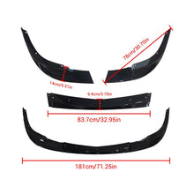 Laden Sie das Bild in den Galerie-Viewer, NINTE For 2005 - 2013 Corvette C6 Z06 ZR1 Front Bumper Lip Front Lip Splitter Chin - NINTE