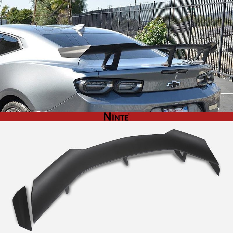 Reinko Gloss Black ZL1 1LE Style Rear Trunk Spoiler For 2016+ Chevy Camaro 6th Gen