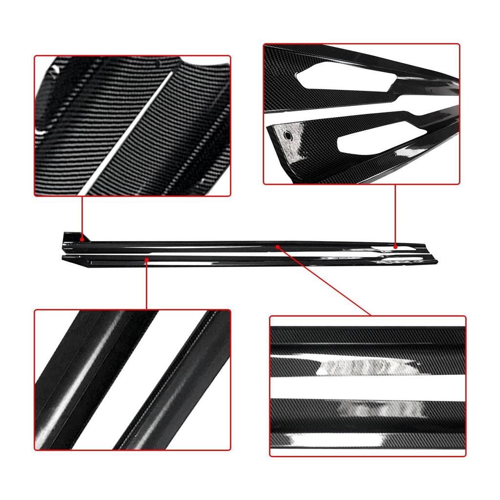 NINTE Racing Style Side Skirts For 2022 - 2024 BMW 4 - Series Gran Coupe G26 M - Sport Side Extension panel - NINTE