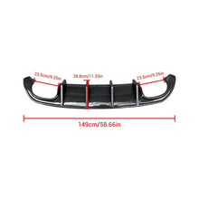 Cargar imagen en el visor de la galería, NINTE For 2015 - 2023 Dodge Charger Quad Exhaust Rear Diffuser NOT for Wide body - NINTE