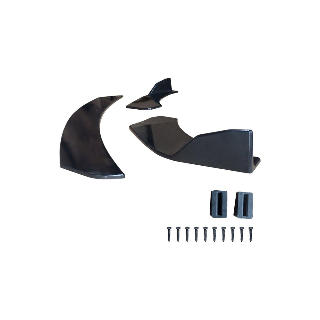 NINTE BMW Audi Benz Mazda Honda Civic Audi Q5 Universal Front Bumper Lip Body Kit Spoiler ABS - NINTE