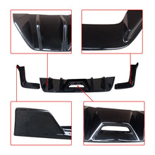 Laden Sie das Bild in den Galerie-Viewer, NINTE Rear Diffuser Fit For 2015 - 2017 Ford Mustang HN Style Rear Bumper Diffuser ABS Rear Bumper Diffuser Rear Bumper - NINTE
