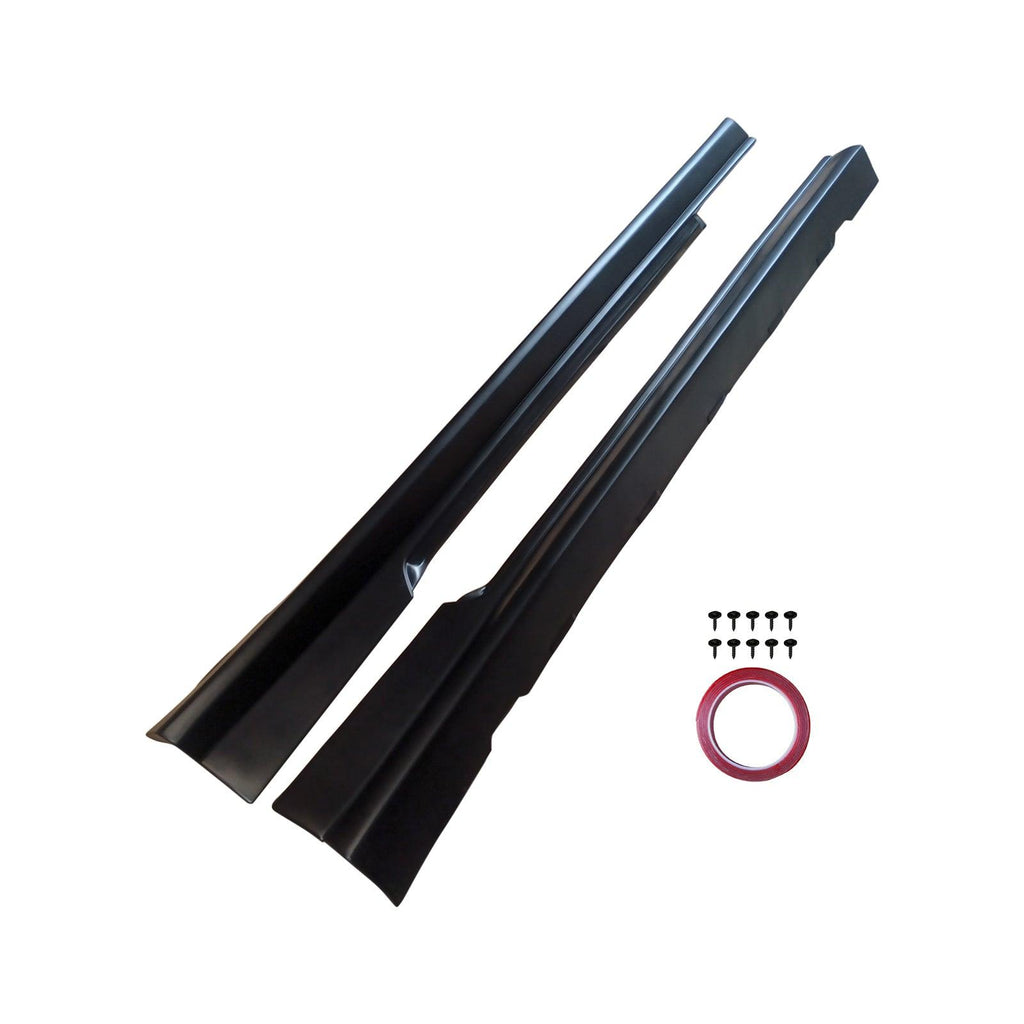 NINTE For 2016 - 2024 Chevy Chevrolet Camaro ZL1 Style Side Skirts Side Body Extension Trim Frame Door Rocker Panels Lip - NINTE