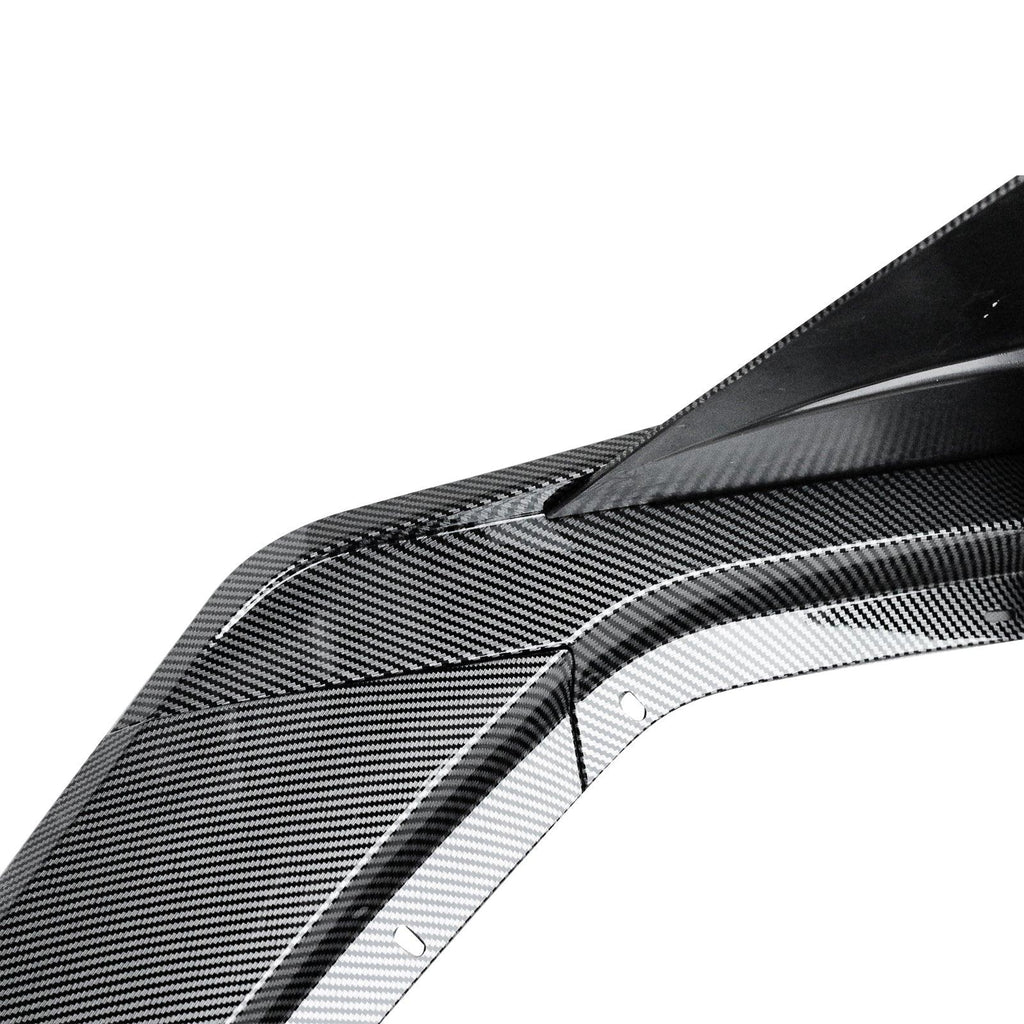 NINTE For 2020 - 2025 Chevrolet Corvette C8 Front Lip Stingray Z51 7PCs ABS Front Bumper Splitter - NINTE