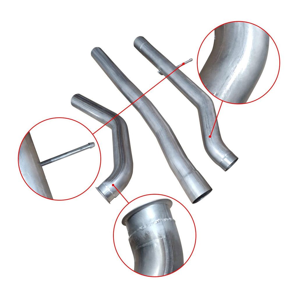 NINTE For 2014 - 2018 Jeep Grand Cherokee 3.0L Ecodiesel DPF Delete Race 3'' Pipe Exhaust - NINTE