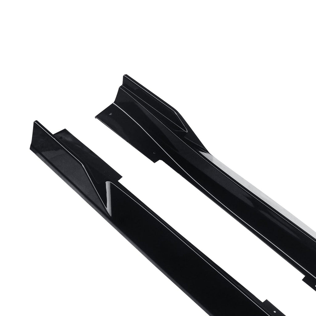 NINTE For 2014 - 2024 Infiniti Q50 JDM Style 4 PCS Side Skirts Rocker Panel Extension Lips - NINTE