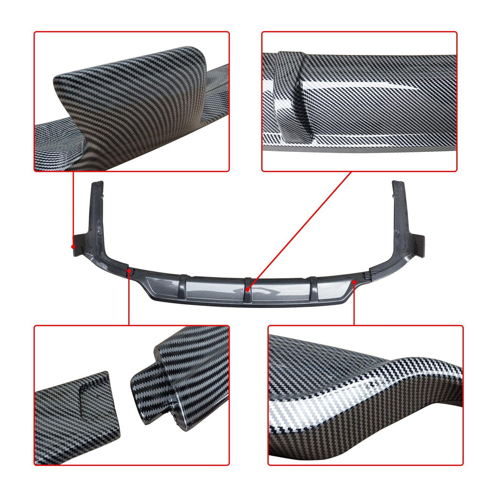 NINTE For 2019 - 2025 BMW X7 G07 M Sport Rear Bumper Diffuser lip ABS - NINTE
