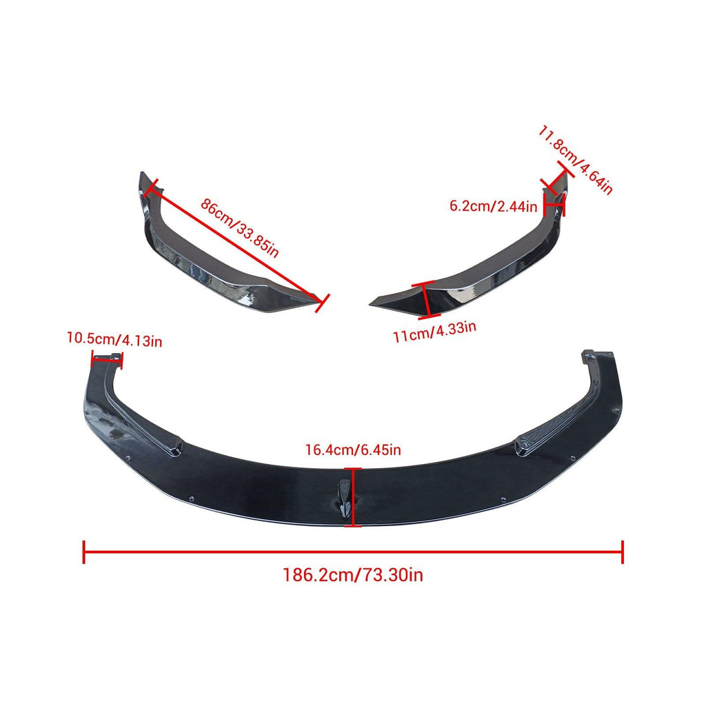 NINTE For 2018 - 2024 BMW 8 - Series G14 G15 G16 M Sport Front Lip Front Splitter ABS - NINTE