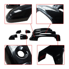 Cargar imagen en el visor de la galería, NINTE For 2010 - 2024 Toyota 4 Runner Door Handle Cover Gloss Black without Passenger Key Hole - NINTE