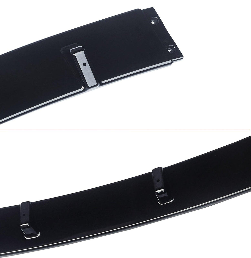 NINTE For 2017 - 2020 BMW 5 Series G30 M - Sport Front Lip Front Bumper Splitter Gloss Black - NINTE