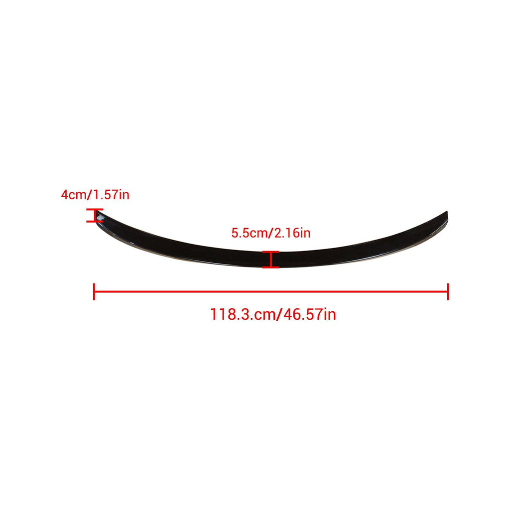NINTE For 2019 - 2022 Mercedes - Benz A - Class W177 A220 AMG A35 Trunk Wing Gloss Black ABS - NINTE