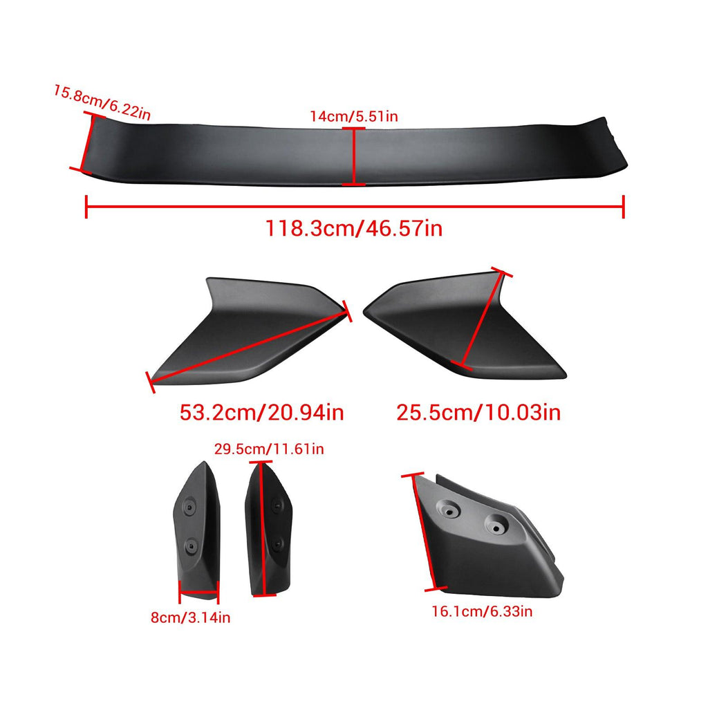 NINTE For 2022 - 2024 11th Honda Civic Sedan Rear Spoiler Trunk Spoiler ABS Type R Style FK8 Wing Style - NINTE