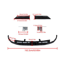 Load image into Gallery viewer, NINTE for 2023 2024 Honda Accord Gloss Black Rear Diffuser with Tailpipe Rear Bumper Bumper with Brake Light - NINTE