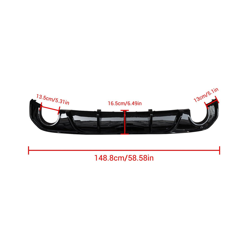 NINTE For 2022 - 2024 BMW 4 Series Gran Coupe G26 i4 M - Sport Rear Diffuser ABS Rear lip - NINTE