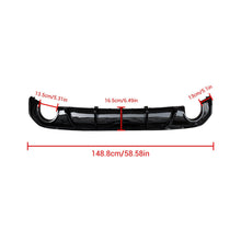 Cargar imagen en el visor de la galería, NINTE For 2022 - 2024 BMW 4 Series Gran Coupe G26 i4 M - Sport Rear Diffuser ABS Rear lip - NINTE