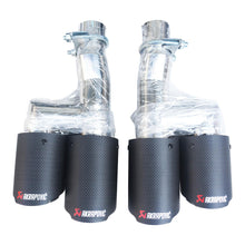 Cargar imagen en el visor de la galería, NINTE For 2022 2023 2024 2025 Honda Civic 11th Gen 6.5"Dual Rear Exhaust Tips Matte Carbon Look - NINTE