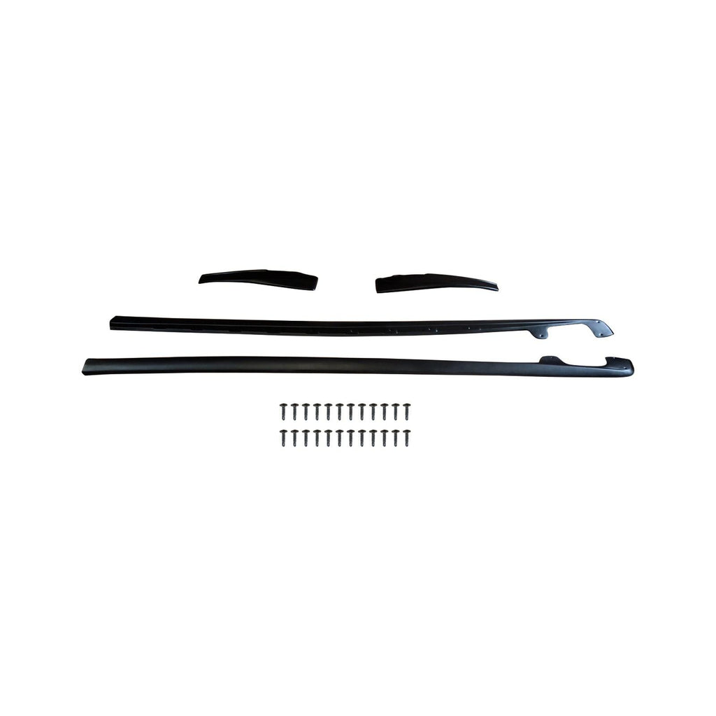 NINTE For 2005 - 2013 Chevy Corvette C6 Z06 ZR1 Style Side Panels with Mud Flaps Side Skirts ABS Painted - NINTE