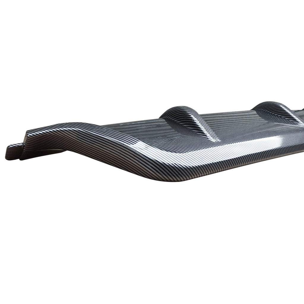 NINTE For 2020 - 2024 BMW G06 X6 M Sport Rear Diffuser Lip Gloss Black/Carbon Fiber Look - NINTE