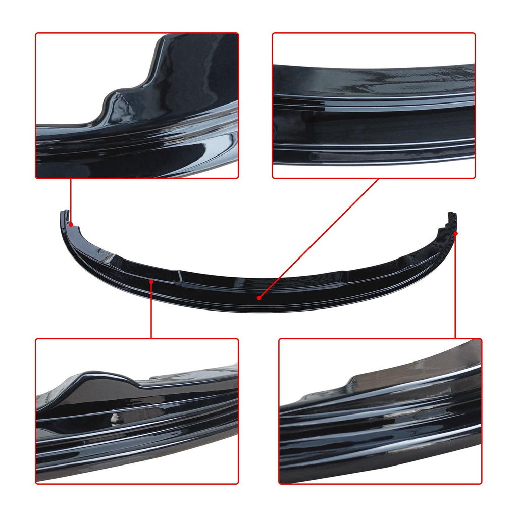 NINTE For 2009 - 2012 BMW 3 Series E90 E91 328i 335i Facelift Front Lip ABS Painted - NINTE