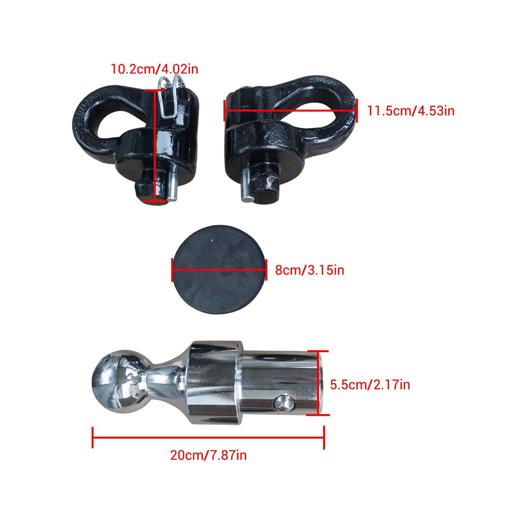 NINTE For 2013 - 2024 & Ford F250 F350 F450 & 2016 - 2024 Chevrolet Silverado GMC Sierra Nissan Titan XD 60639 Puck System Gooseneck Hitch Ball Kit - NINTE
