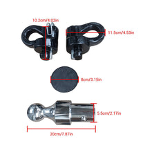 Load image into Gallery viewer, NINTE For 2013 - 2024 & Ford F250 F350 F450 & 2016 - 2024 Chevrolet Silverado GMC Sierra Nissan Titan XD 60639 Puck System Gooseneck Hitch Ball Kit - NINTE
