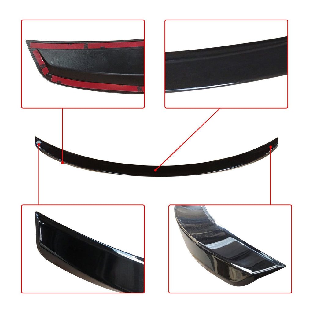 NINTE For 2019 - 2022 Mercedes - Benz A - Class W177 A220 AMG A35 Trunk Wing Gloss Black ABS - NINTE