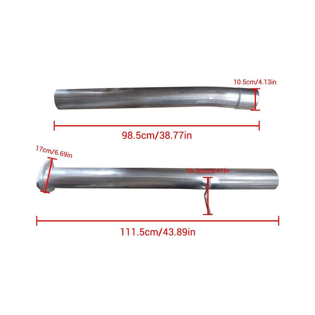 NINTE For 4''/5'' 2013 - 2018 6.7 Cummins DPF Delete Race Pipe Dodge Ram 2500/3500 - NINTE